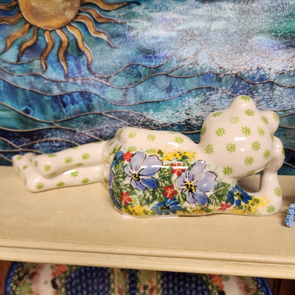 Frog ~ Laying down 11" lavender