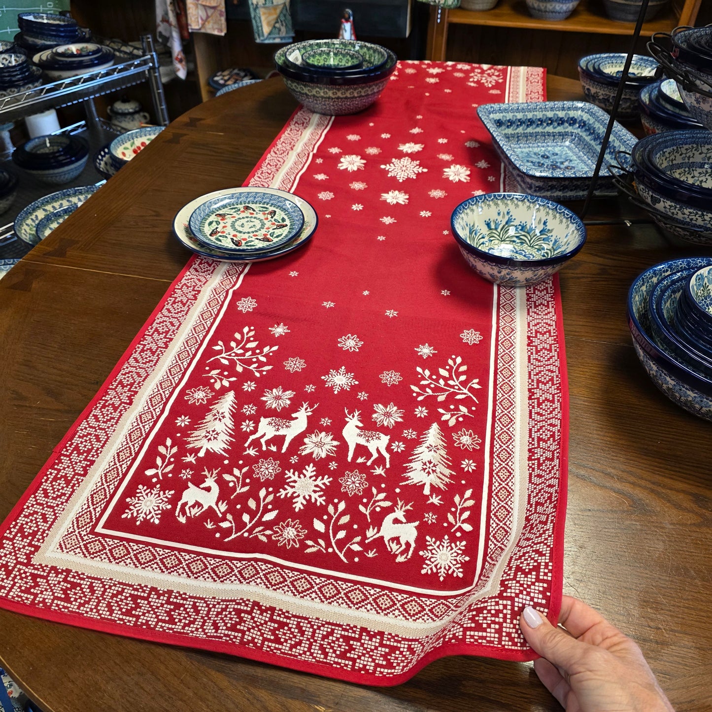 Runner Red Holiday 20"x68" #4834