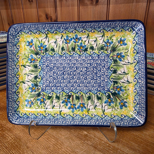 Platter Rectangular 9.5" x7"  111-U5071  U4 pf0526