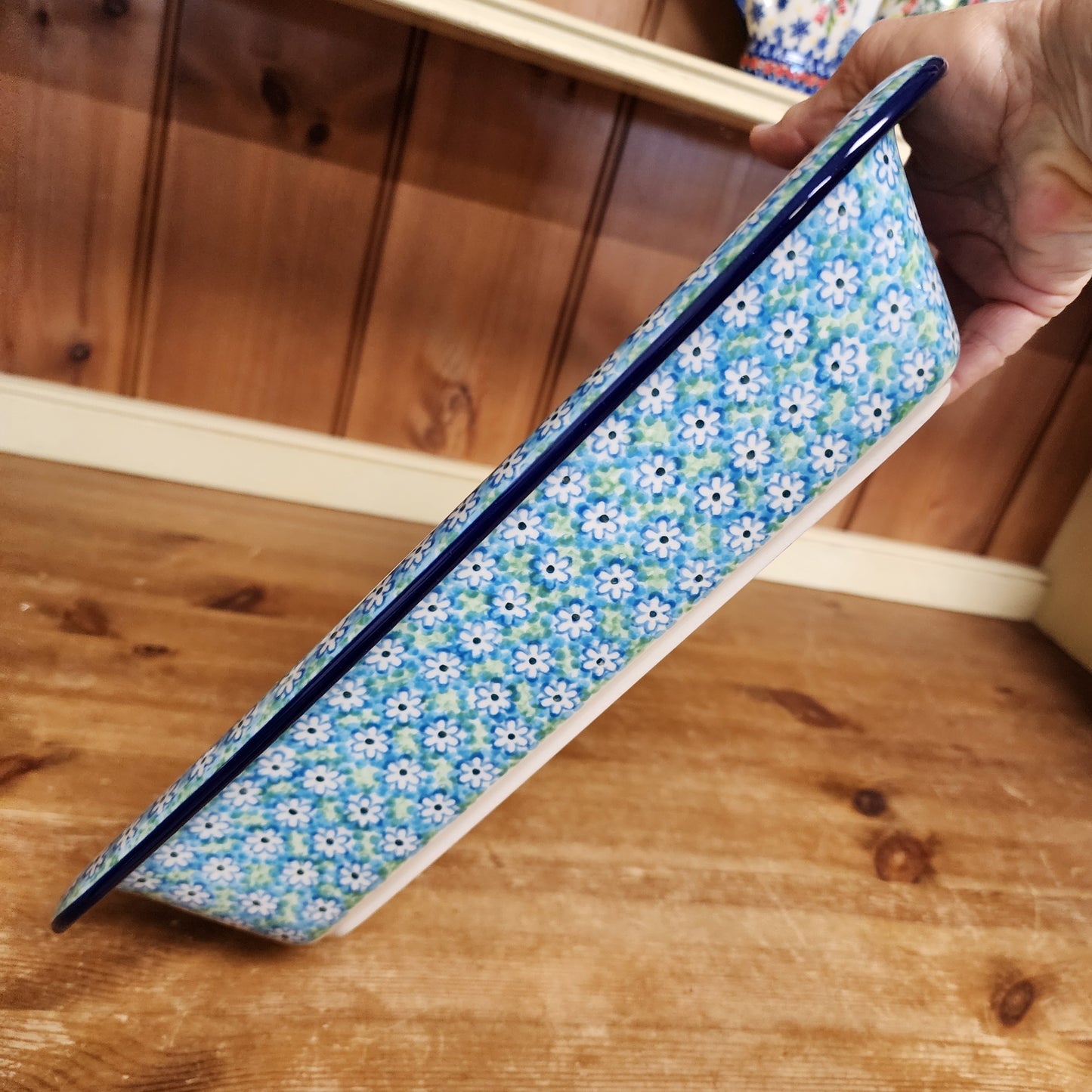 Baker   Rectangular w/Rim   Lasagna    11.25" x 13.75" 2252X ~ Key Lime