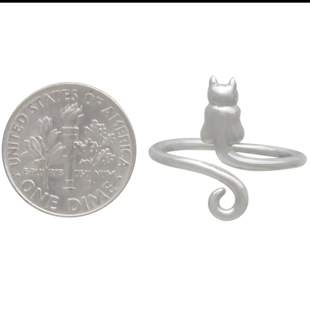 Jewelry ~ Ring Cat / Sterling