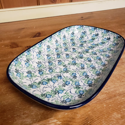 Tray ~ Shallow Rectangular ~ Small 392-2814X Summer Ivy