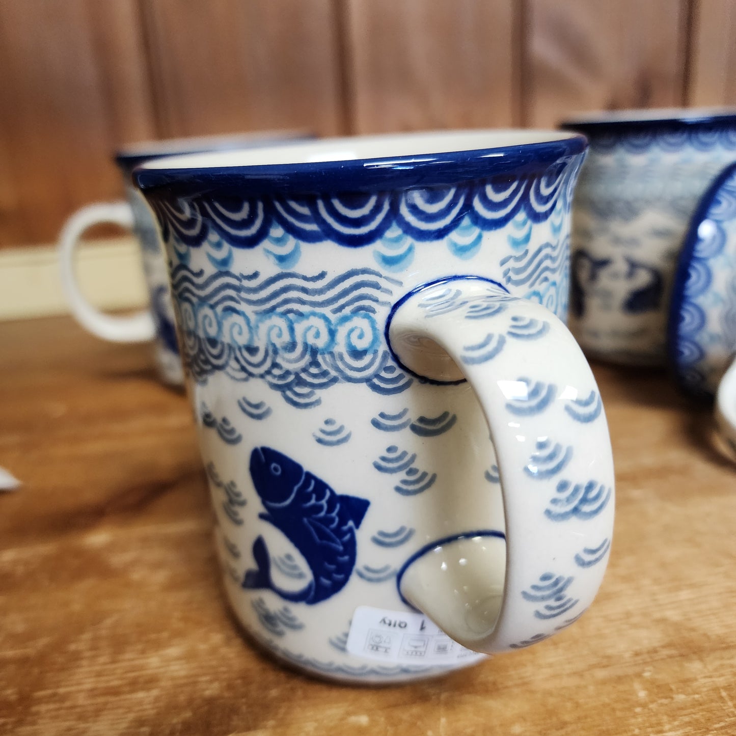 Mug ~ 13 oz. 2372X ~ Deep Blue Sea ~ Koi Fish