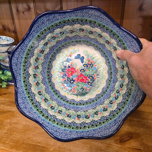 Bowl   Wavy Edge   Large  12" 693-U4553  U4 pf0526