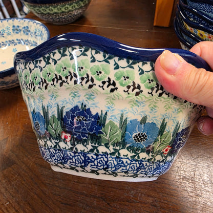 Bowl   Wavy Edge   Small  8" 691-U4572  U4 pf0526