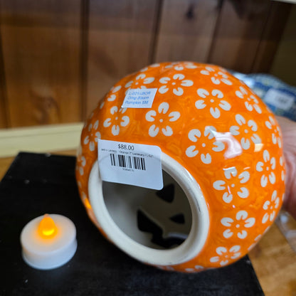 Jack o Lantern ~ Orange 7" Luminary