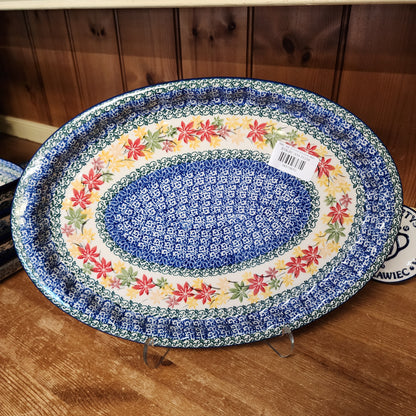 Platter   Oval   10' X 14.5" 614-2533X  Maple Harvest pf0526
