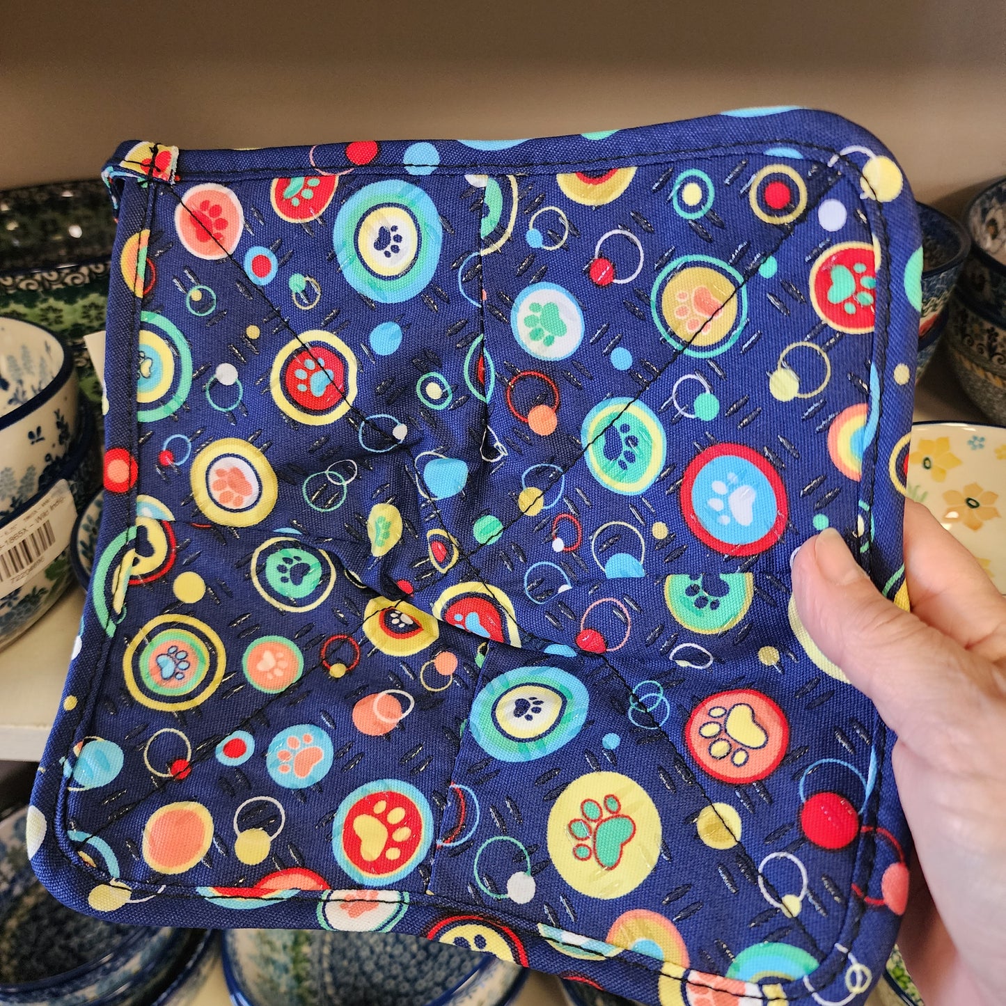 Cozy for BOWLS and small plates Paws and Circles