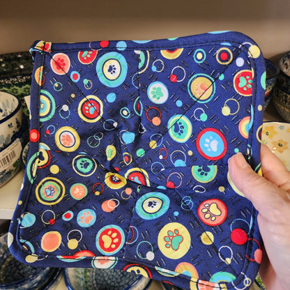 Cozy for BOWLS and small plates Paws and Circles