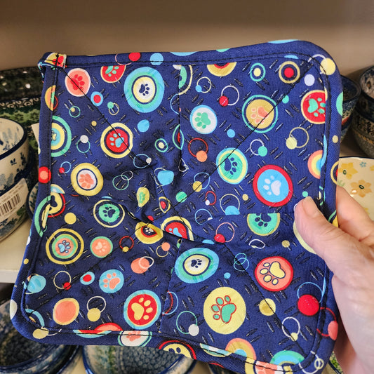 Cozy for BOWLS and small plates Paws and Circles