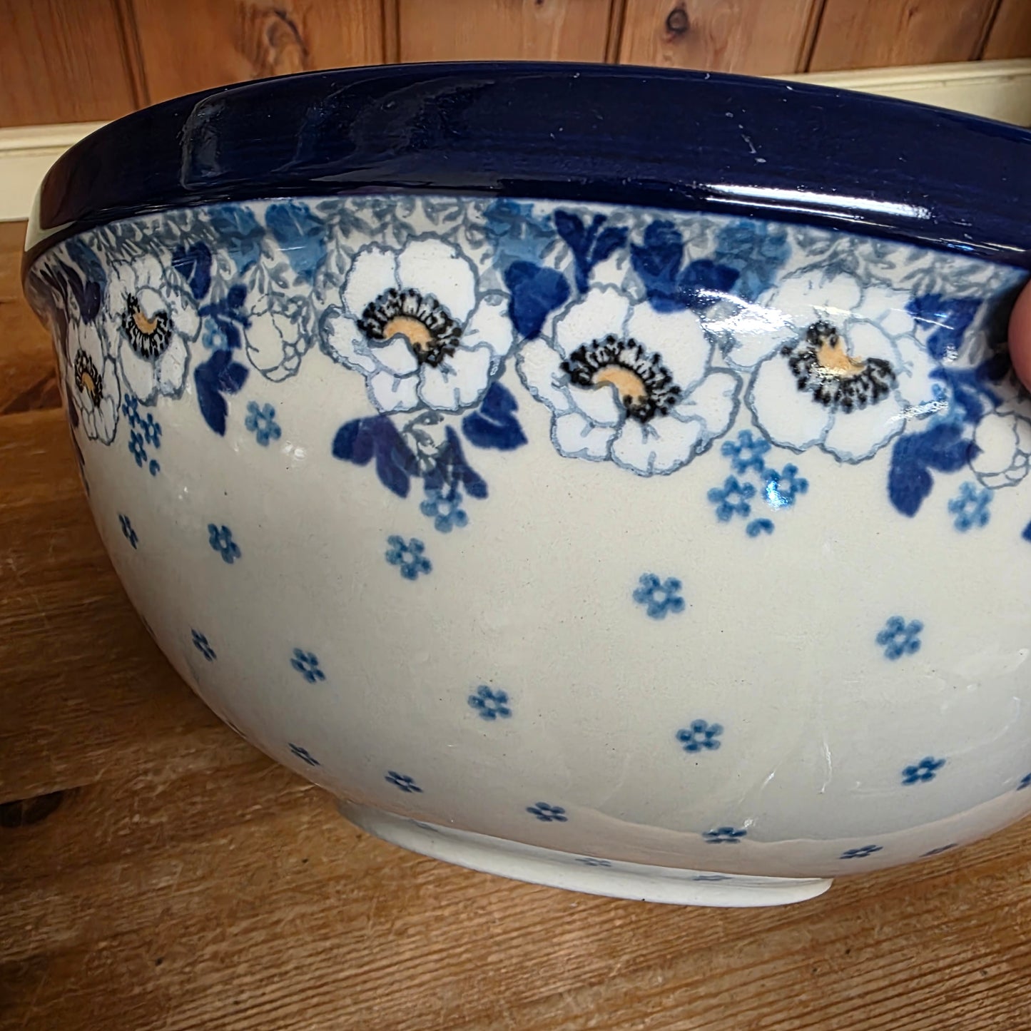 Bowl   Nesting   10.75" W   2222X ~ Snow Poppy