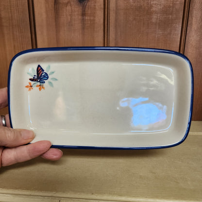 Butter Dish ~ Viktoria Butterfly WK73