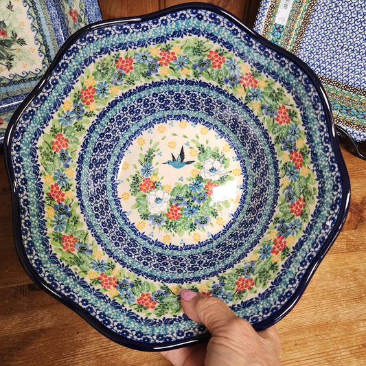 Bowl ~ Wavy Edge ~ Medium ~ 10" 692-U5155  / 10 cups