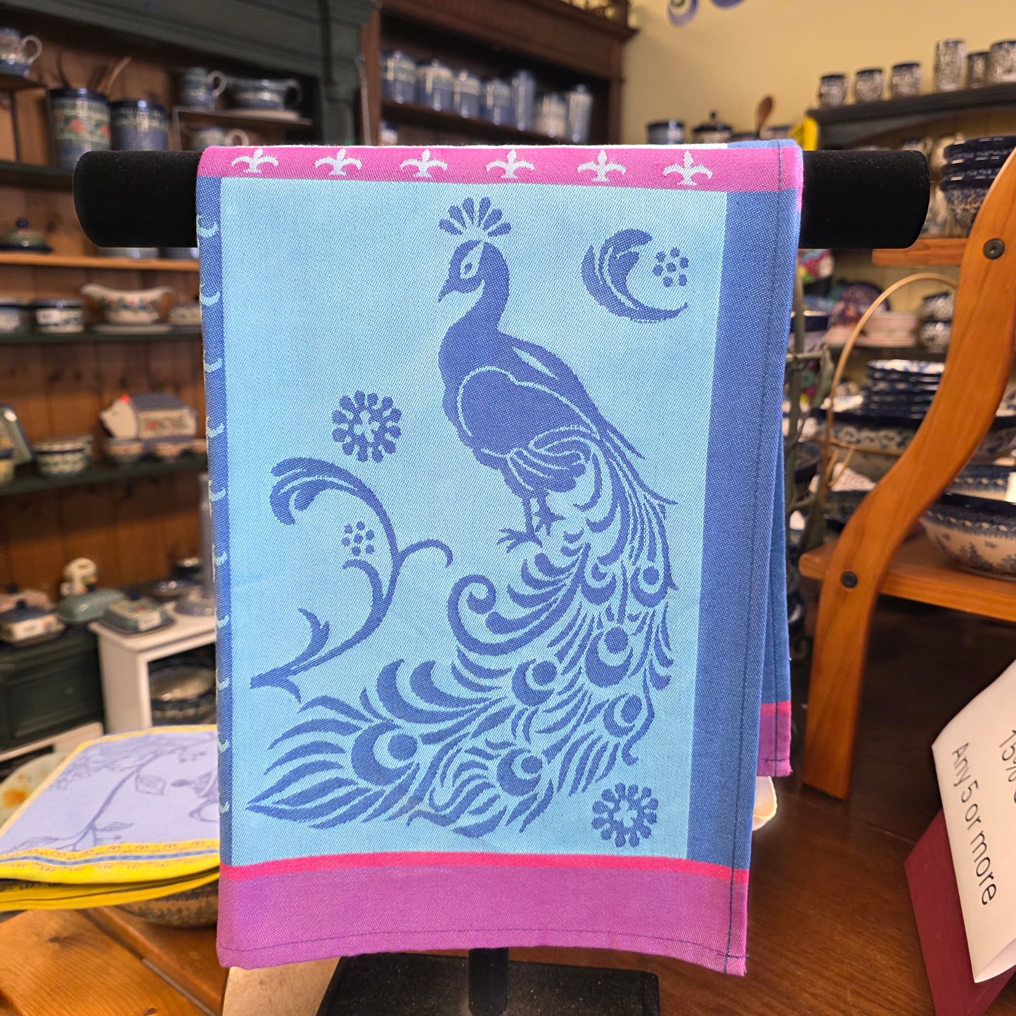 Tea Towel Peacock