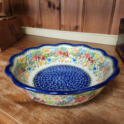 Bowl 9" ruffle / Turtle 575