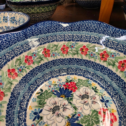 Bowl   Wavy Edge   Small  8" 691-U5156  U4 pf0526