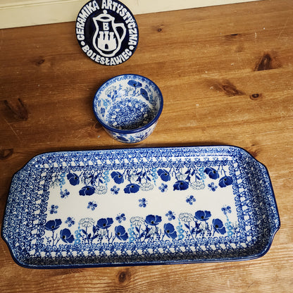 2 pc / Tray & Ramekin 2902X Evening Posies