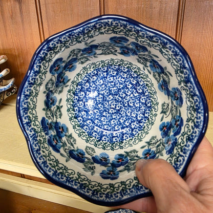 Bowl   Wavy Edge   5.75" A54-2273X  Winter Viola pf0526