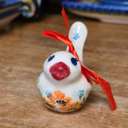 V416 ~ Bird Ornament  yellows  V416-VC393  Vena