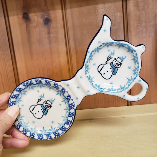 Tea Bag & Cup Holder 764-2798X  Jack Frost Snowman