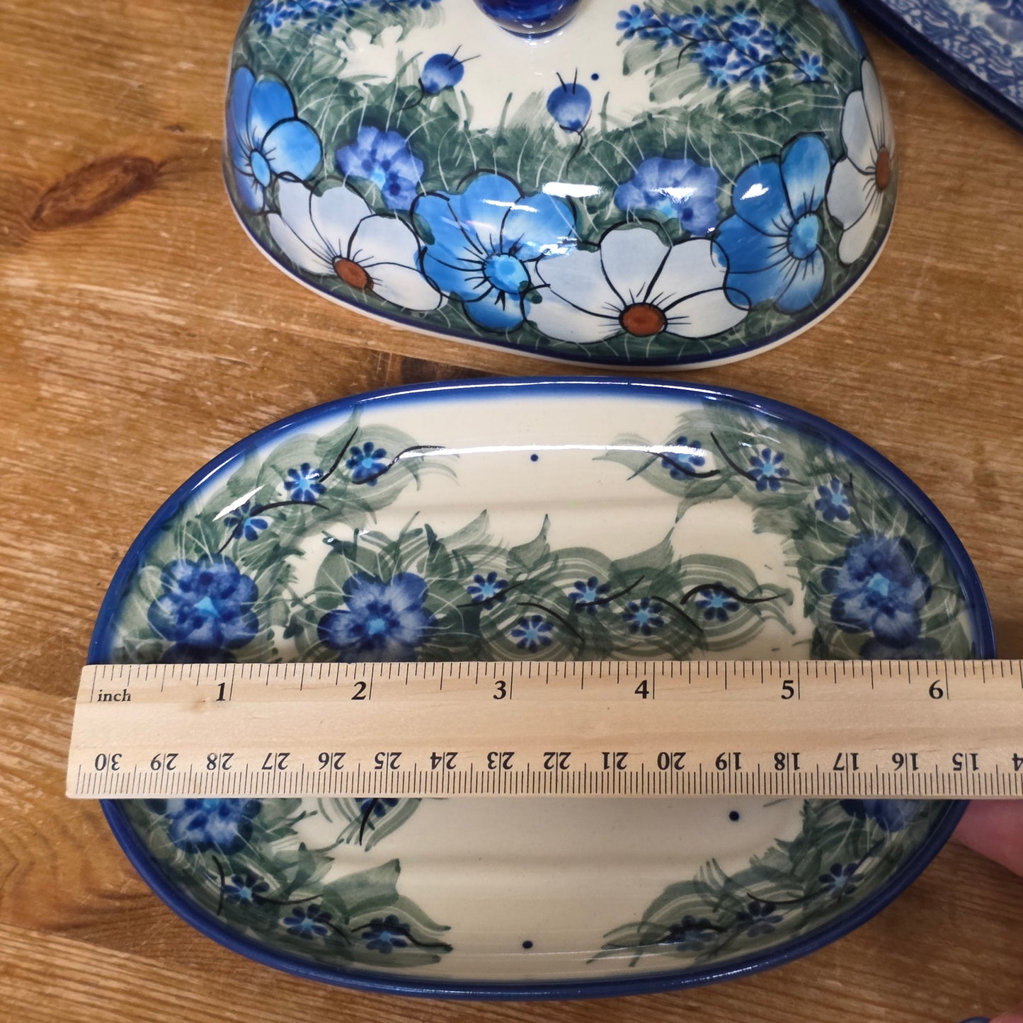 Butter Oval / Blue/Grey 127/12