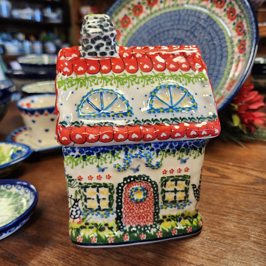 House Jar / Black & White Chickens