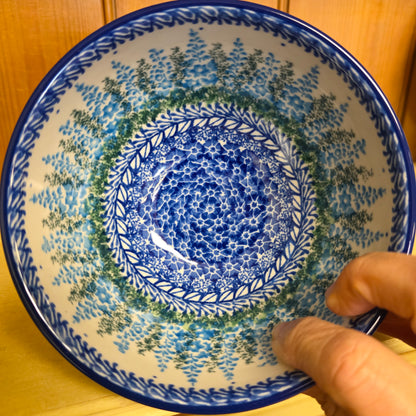 Bowl w/Pedestal   5.25"W  206-3279X  Virginia Blue Bells pf0526