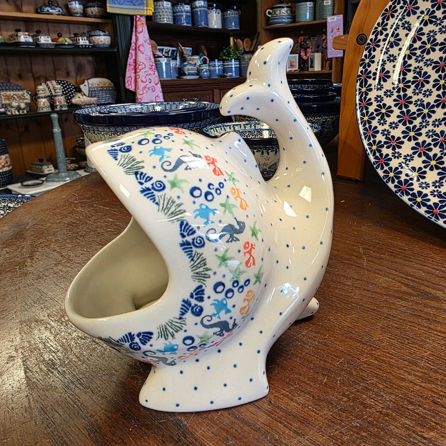Fish Shape Sponge Holder    F28-1316X  By the Sea pf0526