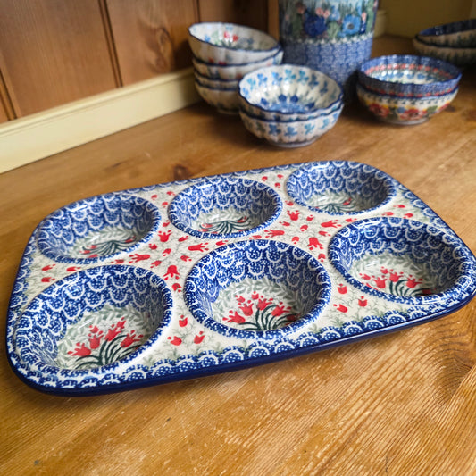 Muffin Pan   811-1437X  Crimson Bells pf0526
