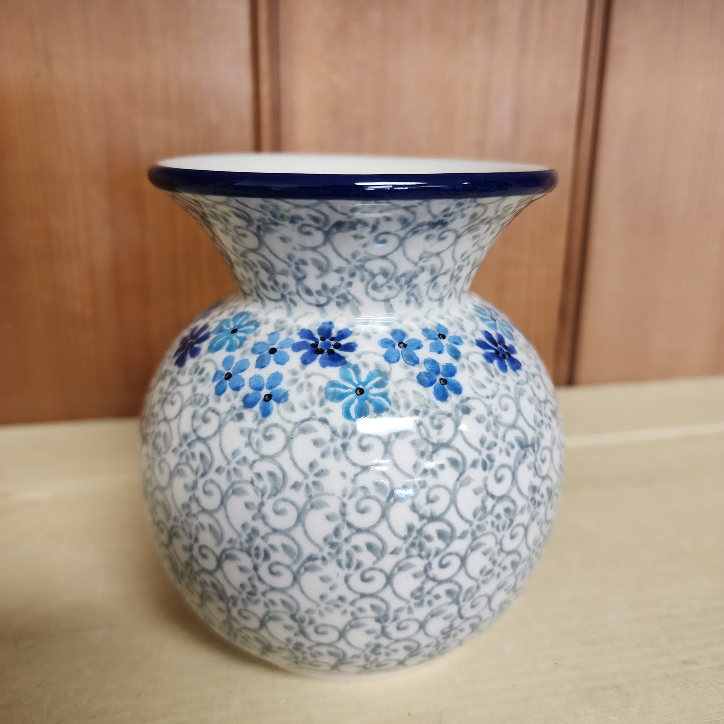 Vase ~ Bubble ~ 4.25" 048-2612X Periwinkle