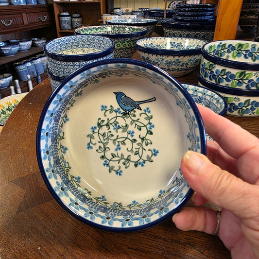 Bowl straight side  5"  365-1932X  Song Bird pf0526