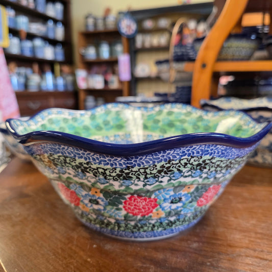 Bowl   Wavy Edge   Medium  10" 692-U3271  U4 pf0526