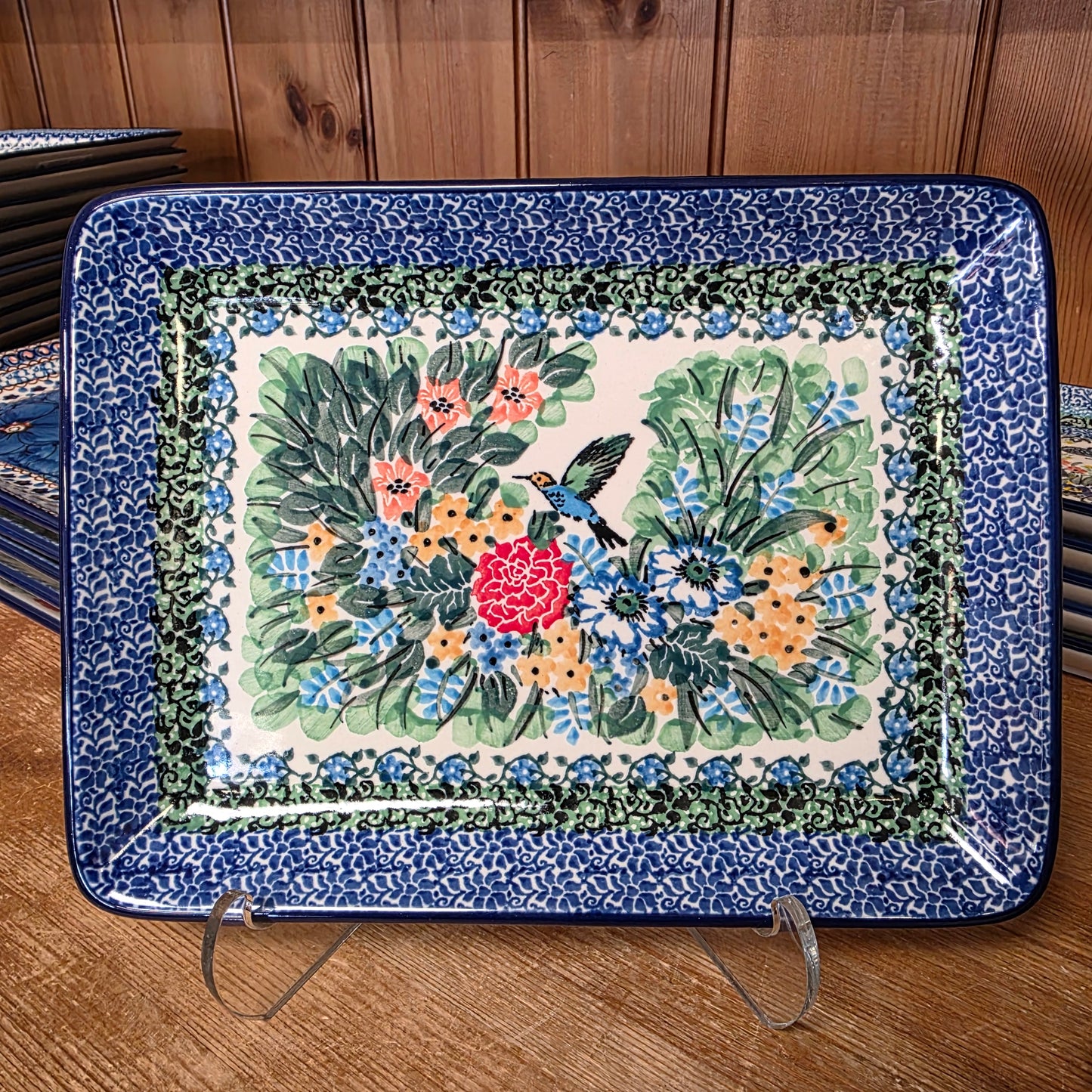 Platter Rectangular 9.5" x7" 111-U3271  U4 pf0526