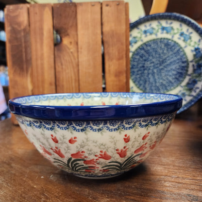 Bowl   Nesting   7.75" W 057-1437X  Crimson Bells pf0526