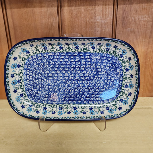 Tray ~ Shallow Rectangular ~ Small 2785X ~ Georgia Blue