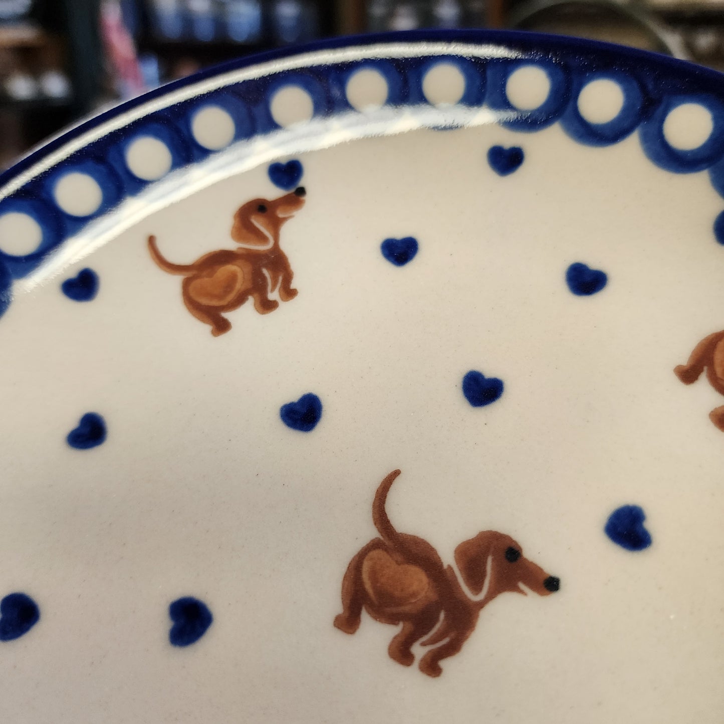 Plate ~ 7.5" ~ Dachshund 1324 Heart Butt