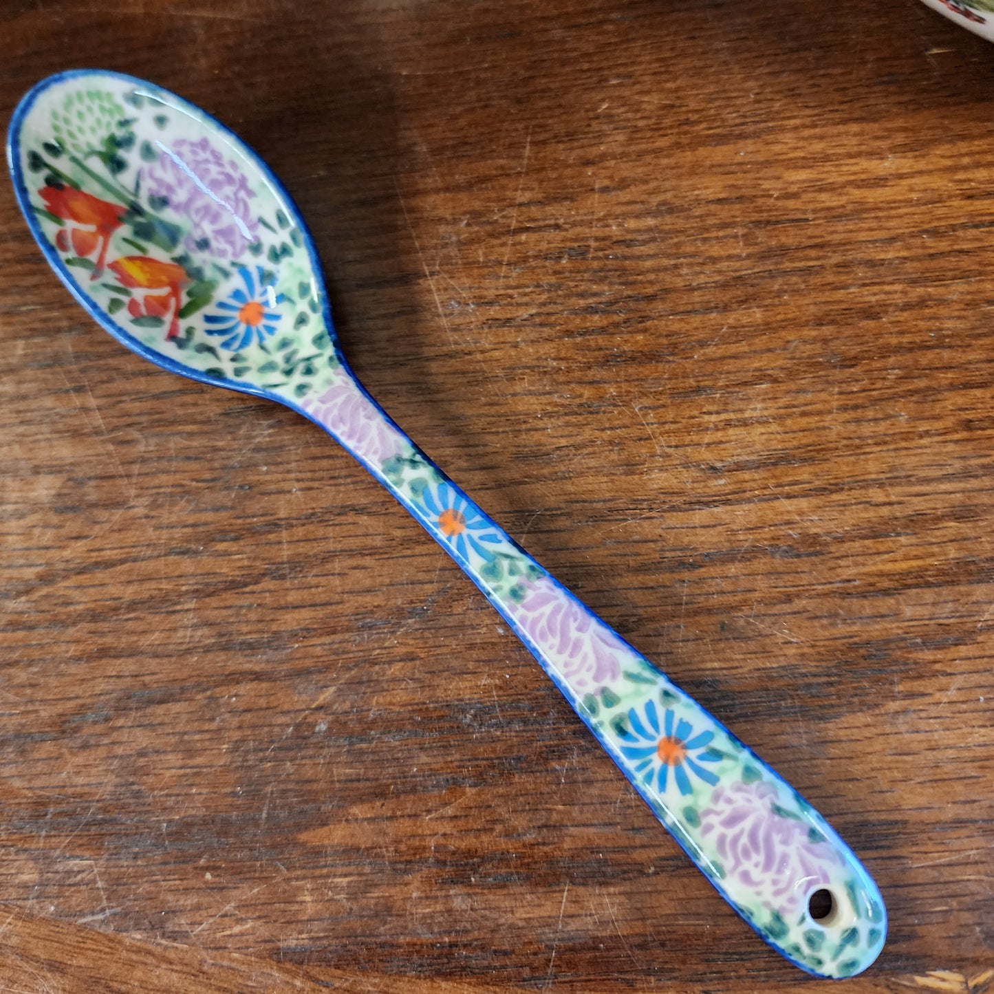 Spoon 8" ~ purple white