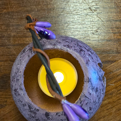 Gourd ~ Purple spring basket bunny cutout