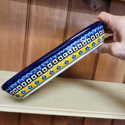 Dish ~ Divided ~6.5" x 9.25" 0859X ~ Sunburst