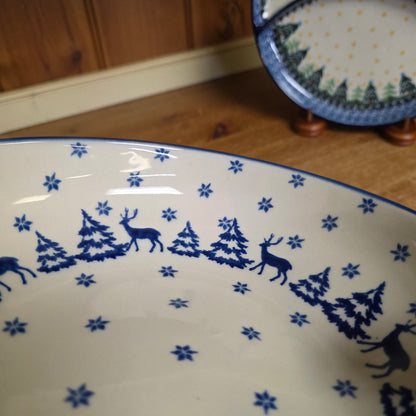 Bowl   Serving   9" B91-1931X  Snowy Pines pf0526