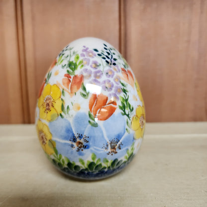 Egg 4" / "B" yellow peachy