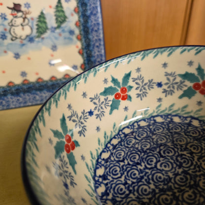 Bowl   Ice Cream   4.5" 017-2973X  Winter Holly pf0526