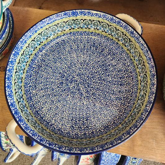 Baker ~ Round w/ Handles ~ 10" 420-1858X Tranquility