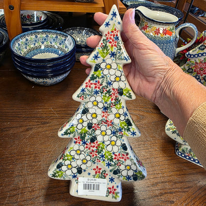 Tree ~ Flat ~ White flowers and flakes