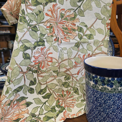 Towel ~ Linen  Honesuckle ~ Lithuania ~ William Morris