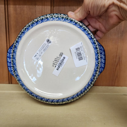 Baker ~ Round w/ Handles ~ 8"  2785X ~ Georgia Blue