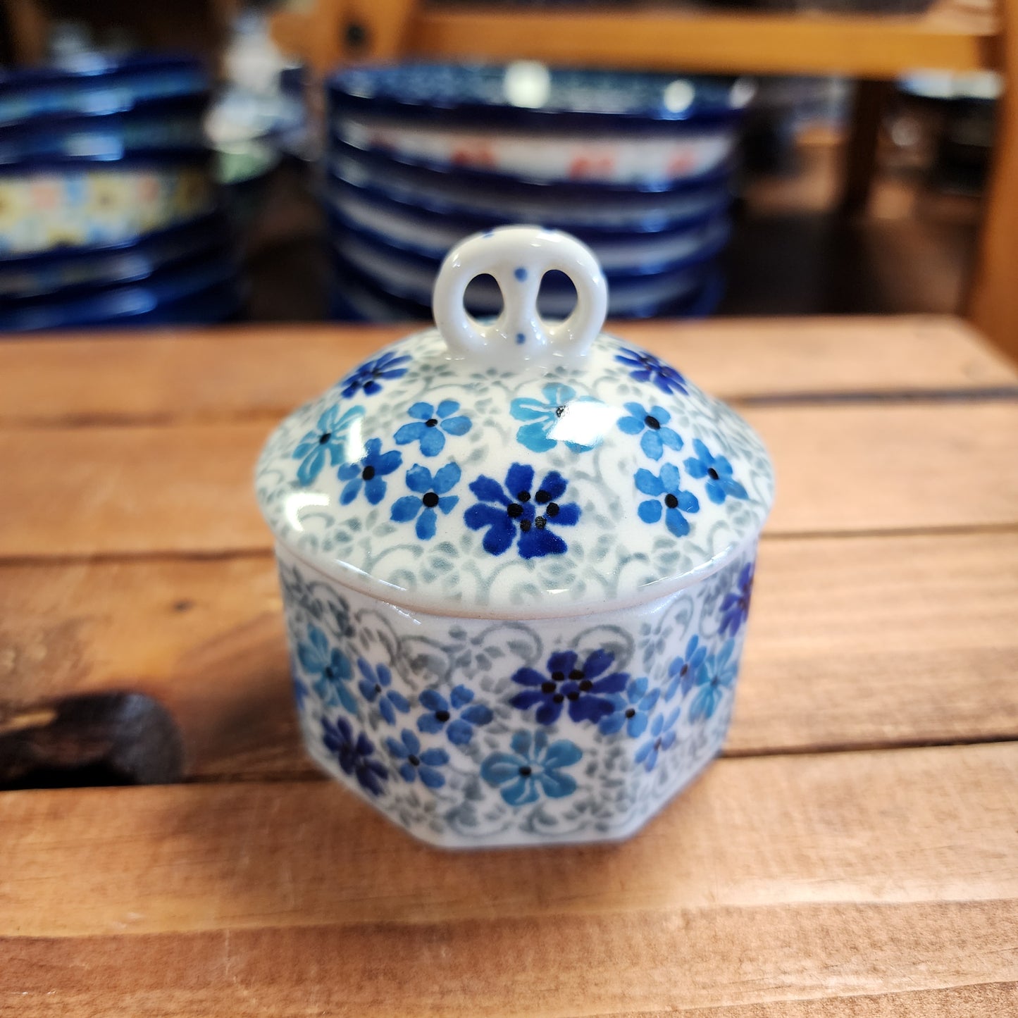 Ring   Trinket Box  110-2612X  Periwinkle pf0526