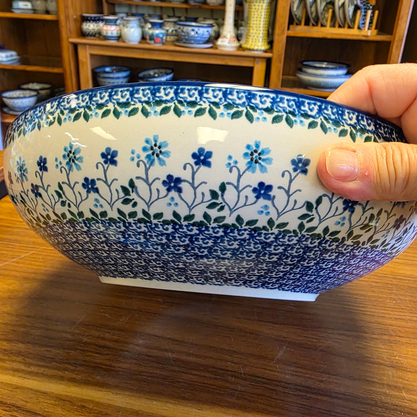 C36 ~ Bowl ~ Serving ~ Large ~ 10.5"    C36-2785X  Georgia Blue pf0526