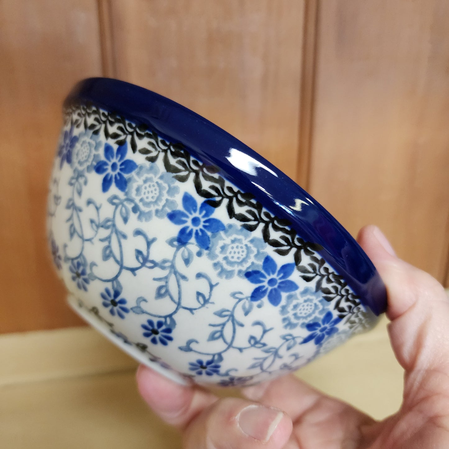 Bowl   Nesting Salad/Cereal   5.5" W   2158X ~ Silver Lace