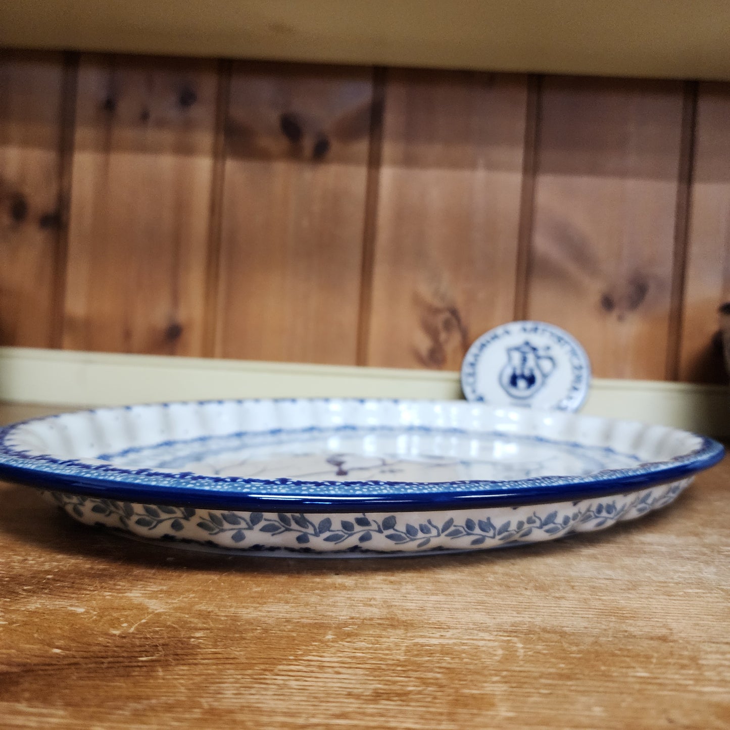 Platter   Oval   10' X 14.5" 614-U4830  U3 pf0526  (includes FREE wooden display stand)